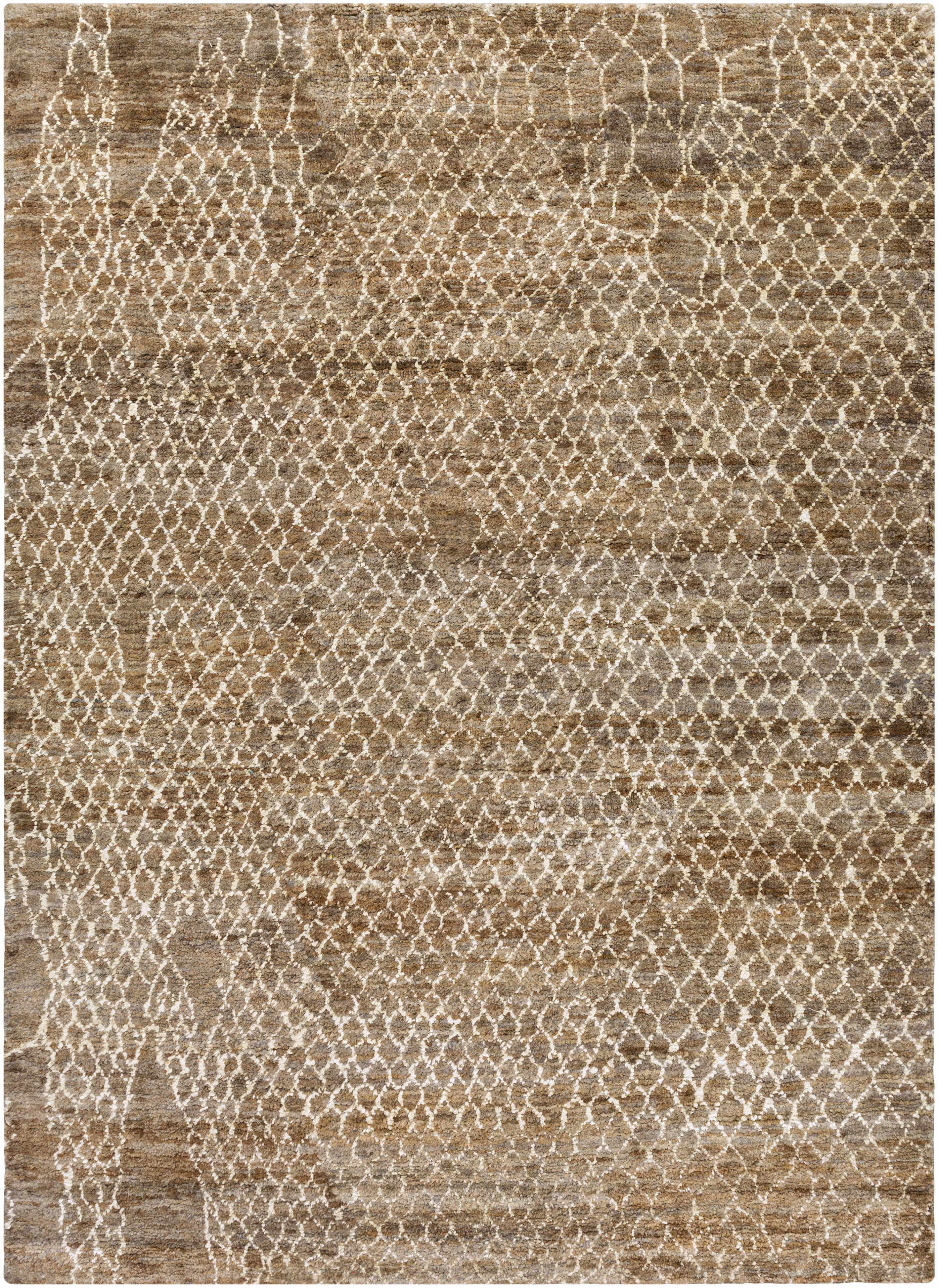 Reverse side of Milbridge Clearance Jute Rug - Clearance, focusing on underside structure and material.Natural Fibers Area Rug Backing  8' x 11' Rectangle