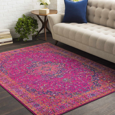 Milliken Magenta Area Rug