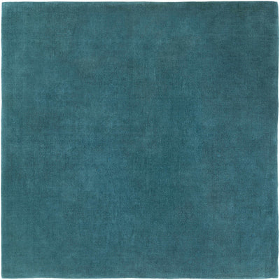 Brockton Solid Wool Teal Area Rug