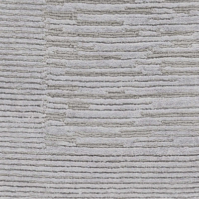 Mardi Silver Premium Wool&Silk Area Rug - Clearance