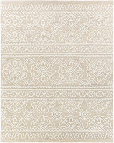 Tieton Beige/Ivory Wool Rug - Clearance