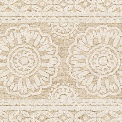 Tieton Beige/Ivory Wool Rug - Clearance