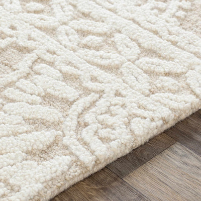 Tieton Beige/Ivory Wool Rug - Clearance