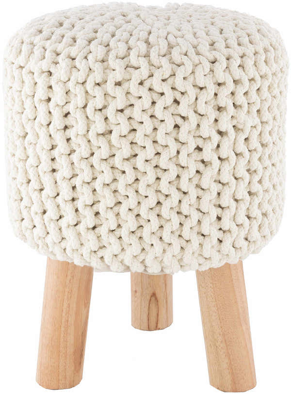 Southbank Ivory Knit Stool