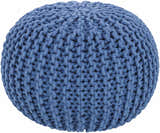 Eisenberg Woven Gray Pouf