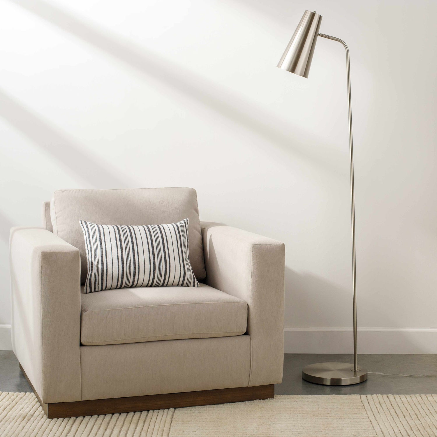 Montacuto Metallic - Nickel Floor Lamp