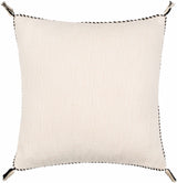 Mambusao Cream Square Throw Pillow