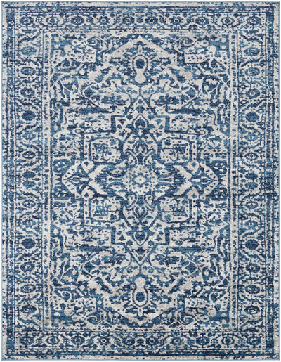 Wellsburg Blue&White Area Carpet - Promo