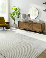Manalad 3D Wool-Faux Silk Area Rug - 4x6 Clearance