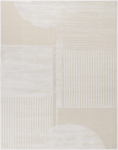 Manalad Cream Wool&Viscose Area Rug