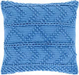 Minalin Blue Square Throw Pillow - Clearance