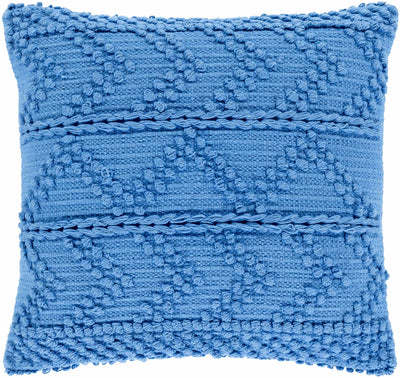 Minalin Blue Square Throw Pillow - Clearance