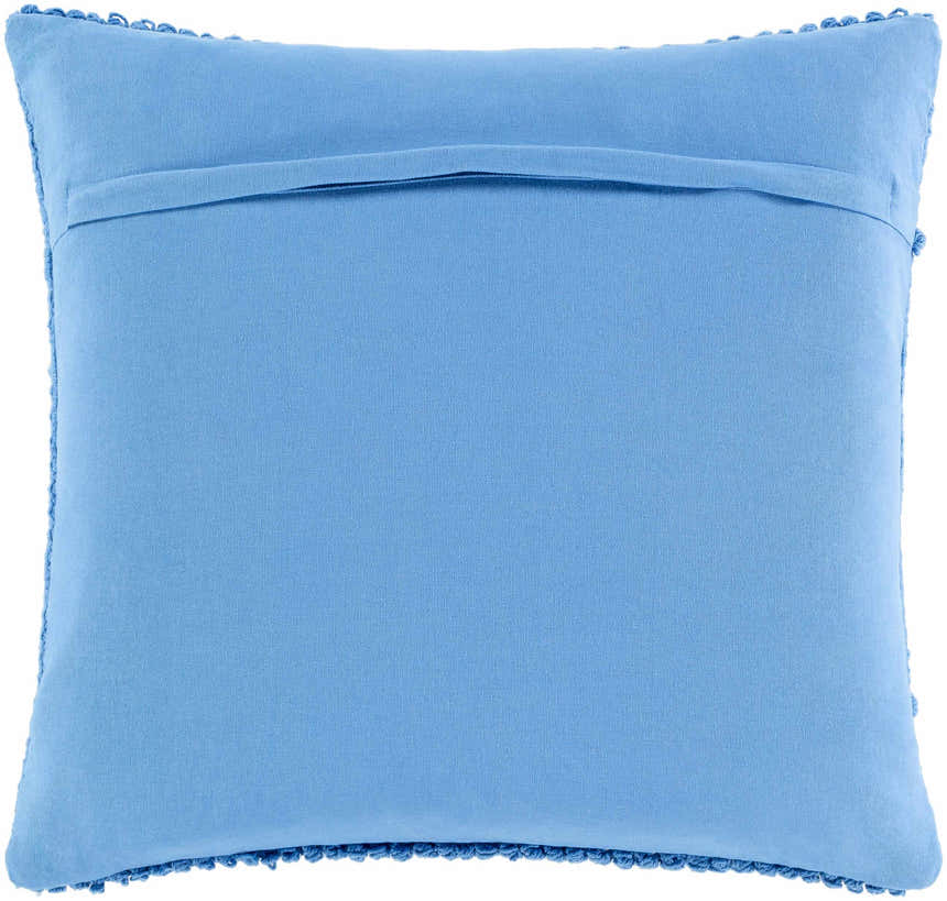 Minalin Blue Square Throw Pillow - Clearance