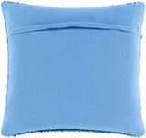 Minalin Blue Square Throw Pillow
