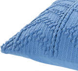 Minalin Blue Square Throw Pillow - Clearance