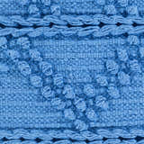 Minalin Blue Square Throw Pillow - Clearance