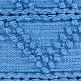 Minalin Blue Square Throw Pillow