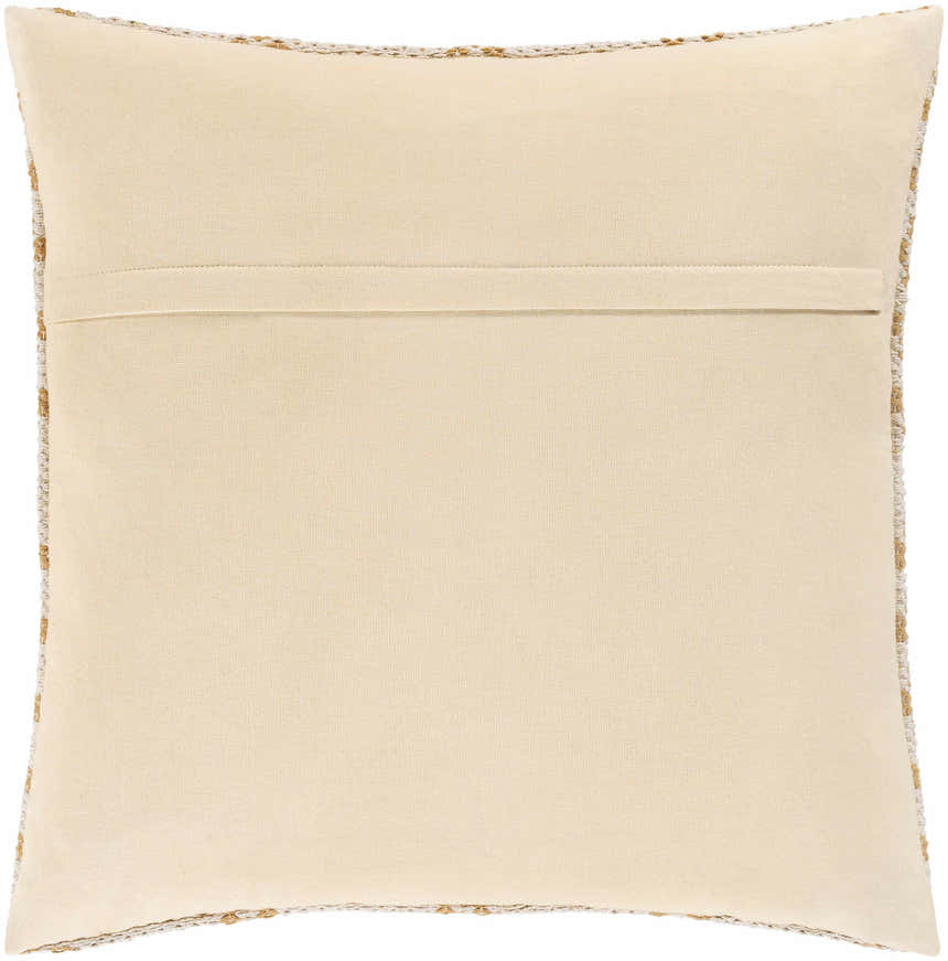 Monongah Ivory Textured Throw Pillow - Clearance