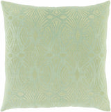 Montour Light Green Geometric Pattern Throw Pillow - Clearance