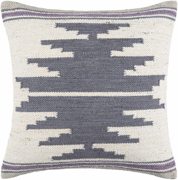 Montevista Cream Tribal Pattern Throw Pillow