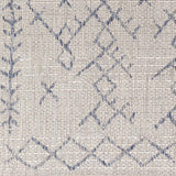 Maunawili Blue Detailed Gray Rug - Clearance
