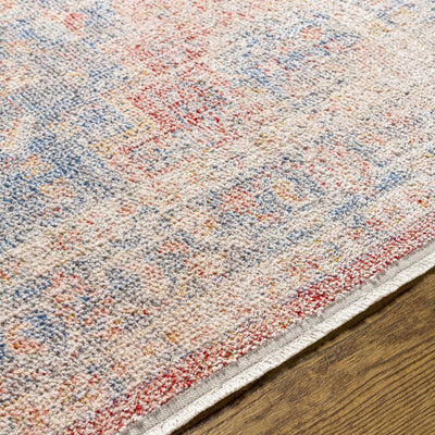 Akio Red & Blue Area Rug - Promo