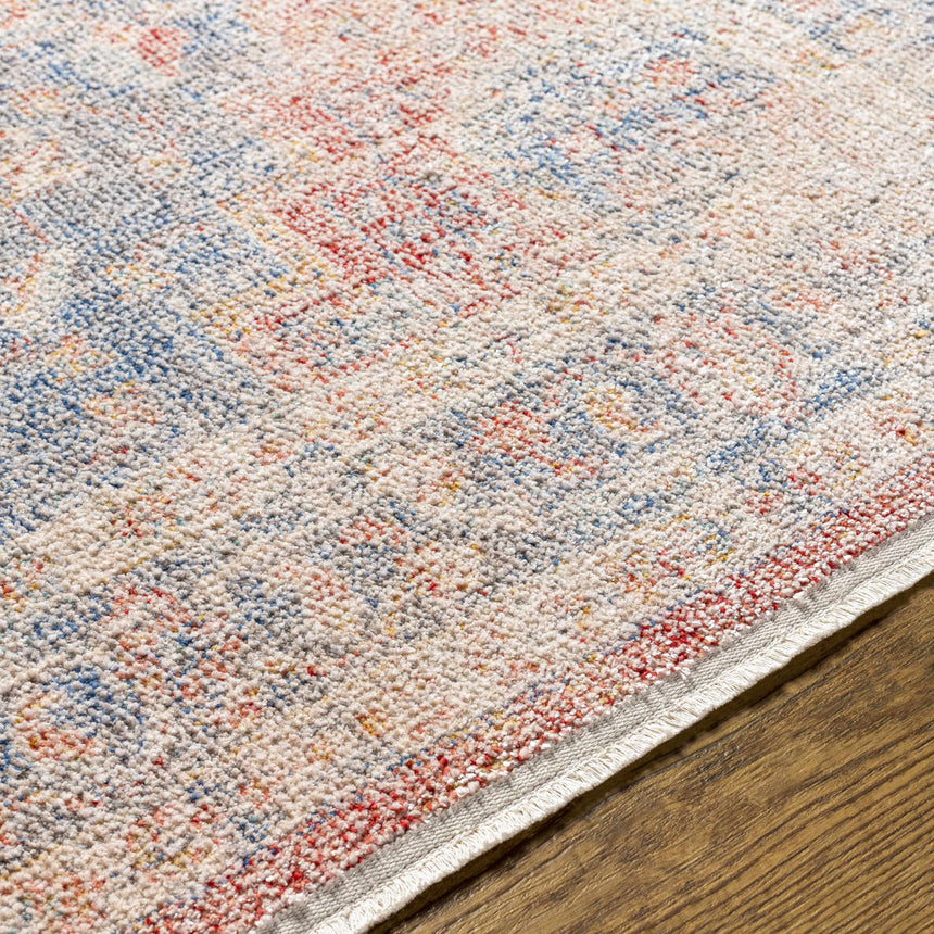 Akio Red & Blue Area Rug - Clearance