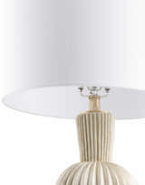 Maslianico White Table Lamp - Clearance