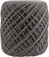 Moapa Charcoal Wool Pouf