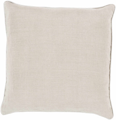 Molendinar Beige Textured Square Accent Pillow - Clearance