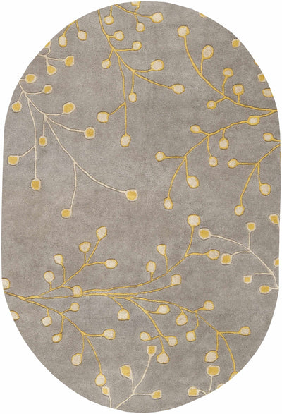 Elsu Mustard Wool Area Rug