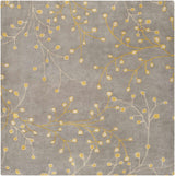 Elsu Mustard Wool Area Rug