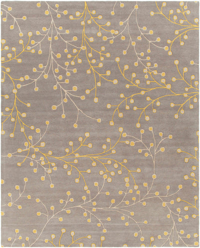 Elsu Mustard Wool Area Rug