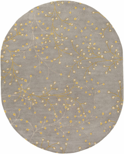 Elsu Mustard Wool Area Rug