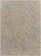 Elsu Mustard Wool Area Rug