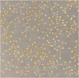 Elsu Mustard Wool Area Rug