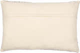 Moosic Beige Geometric Lumbar Pillow - Clearance