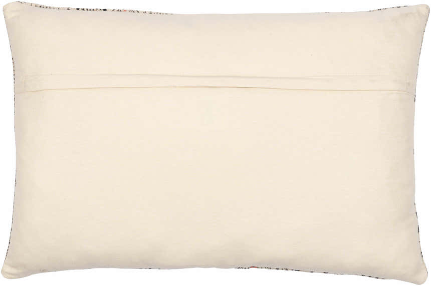 Moosic Beige Geometric Lumbar Pillow - Clearance