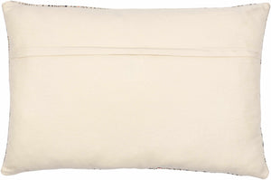 Moosic Beige Geometric Lumbar Pillow - Clearance