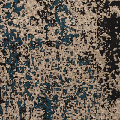 Sweeny Teal Abstract Area Rug - Clearance