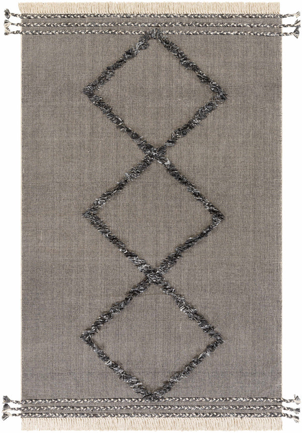 Mossman Brown Diamond High-Low Rug - Clearance