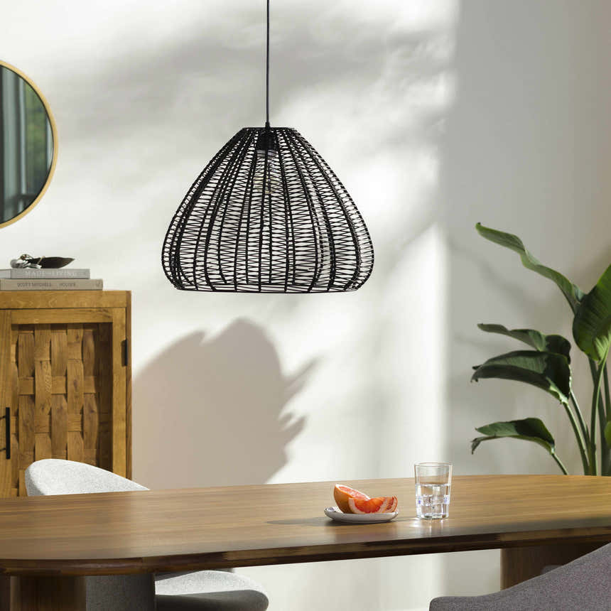 Wattrelos Black Pendant - Clearance