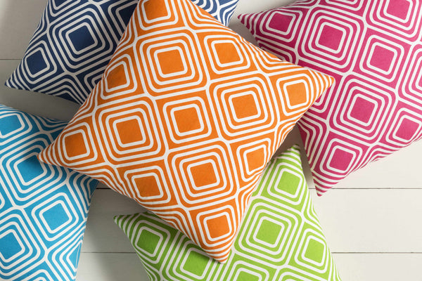 Peterculter Lime Geometric Throw Pillow - Clearance