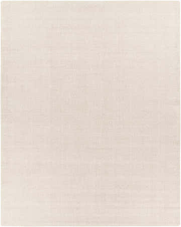 Close-up of the ivory Mariba Wool Area Rug showing subtle stripes and soft, textured wool. Design-Rectangle-810