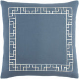 Murdoch Blue Geometric Pattern Throw Pillow - Clearance