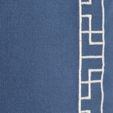 Murdoch Blue Geometric Pattern Throw Pillow - Clearance