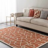 Gosford Red Floral Throw Pillow - Clearance