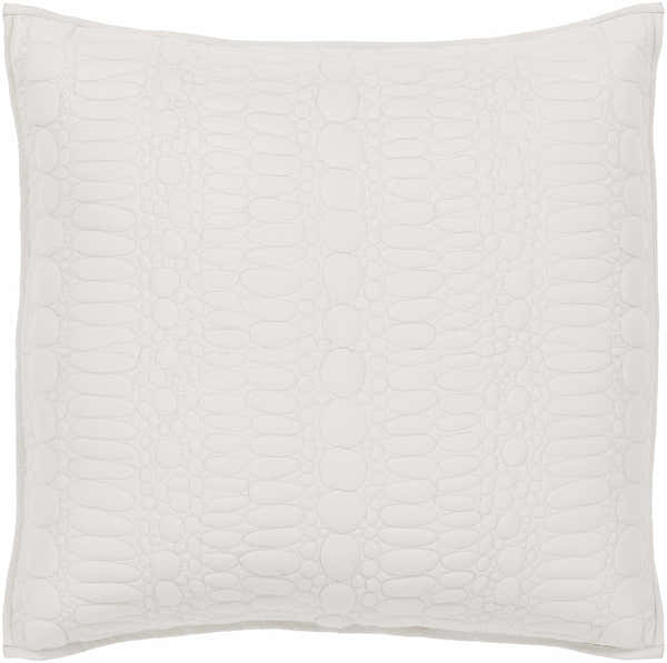 Margos Textured White Bedding Euro Sham - Clearance