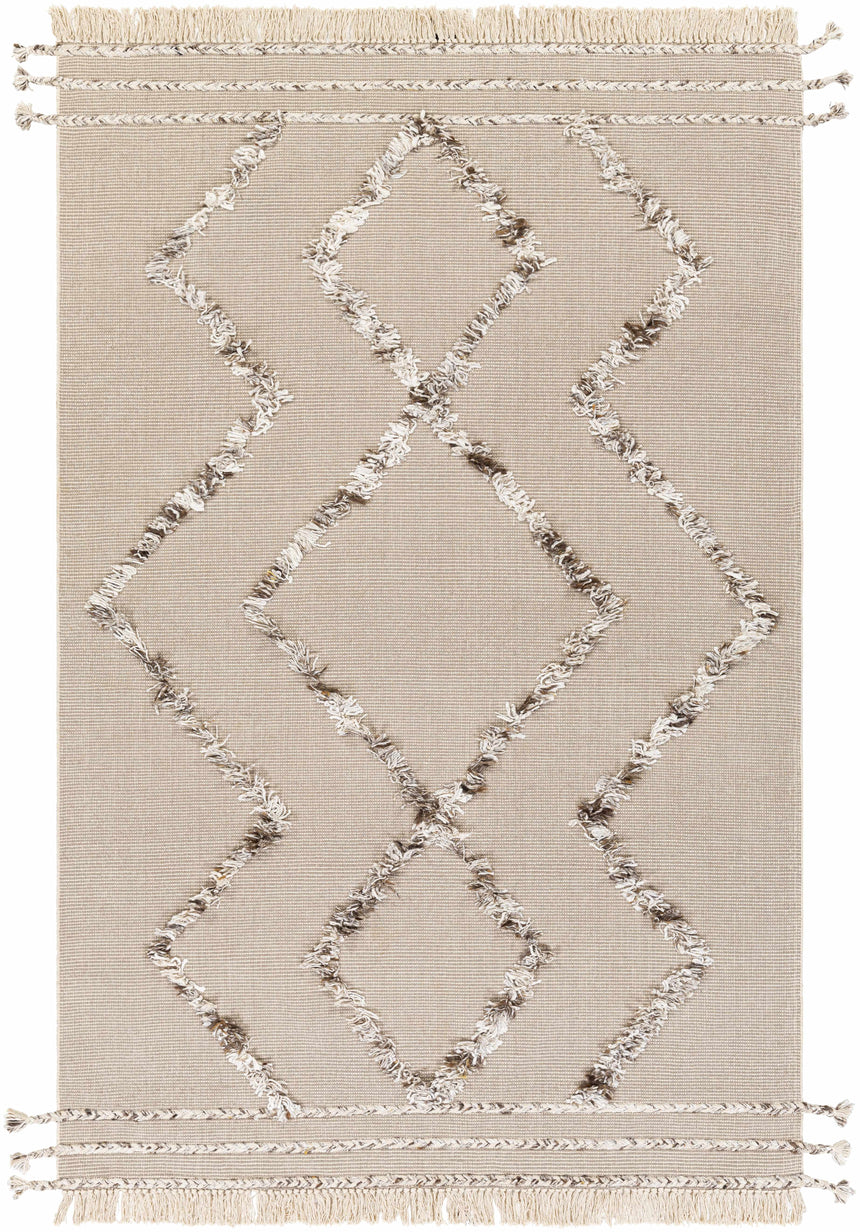 Marleston Taupe High-Low Rug - Clearance