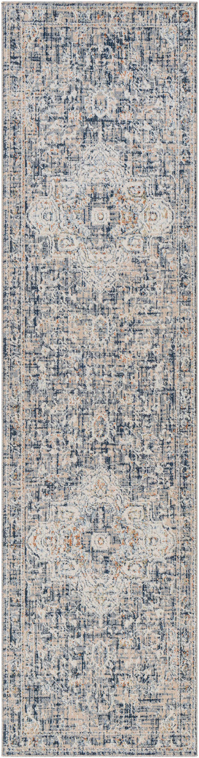 Buguey Blue & Gray Area Rug - Clearance